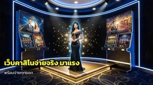 เว็บคาสิโนจ่ายจริง