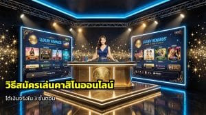วิธีสมัครเล่นคาสิโนออนไลน์